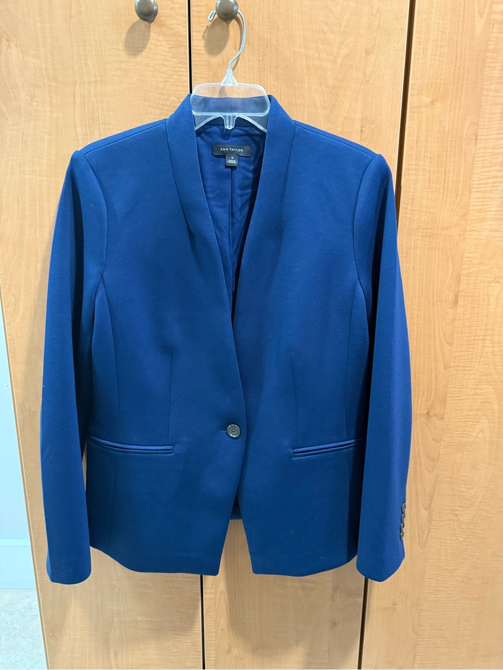 Ann Taylor Royal Blue Single-Button Blazer